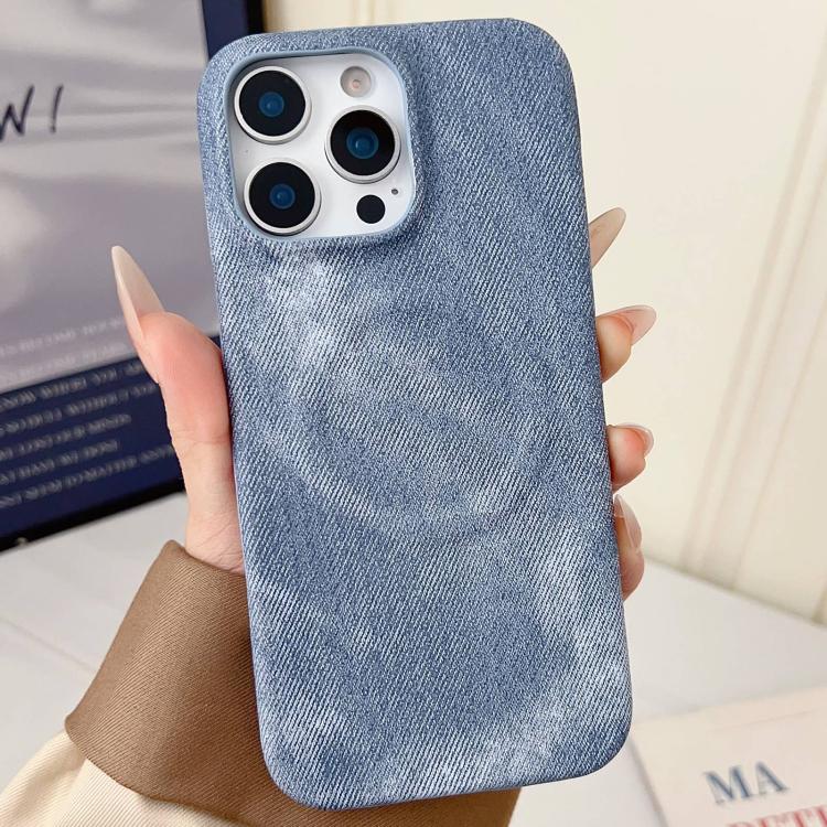 Denim MagSafe Magnetic PC + PU Phone Case, For iPhone 14, For iPhone 14 Pro, For iPhone 14 Pro Max, For iPhone 13 Pro Max, For iPhone 13 Pro, For iPhone 13