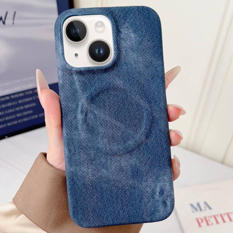 Denim MagSafe Magnetic PC + PU Phone Case, For iPhone 14, For iPhone 14 Pro, For iPhone 14 Pro Max, For iPhone 13 Pro Max, For iPhone 13 Pro, For iPhone 13