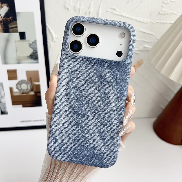 Denim MagSafe Magnetic PC + PU Phone Case, For iPhone 18 Pro, For iPhone 18 Pro Max, For iPhone 17 Pro Max, For iPhone 17 Pro, For iPhone 17