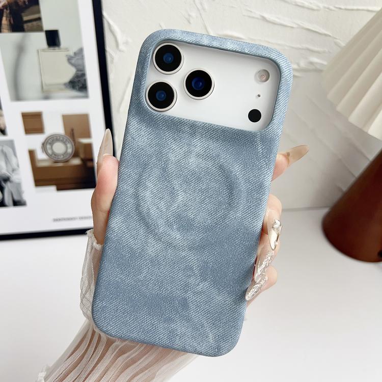 Denim MagSafe Magnetic PC + PU Phone Case, For iPhone 18 Pro, For iPhone 18 Pro Max, For iPhone 17 Pro Max, For iPhone 17 Pro, For iPhone 17