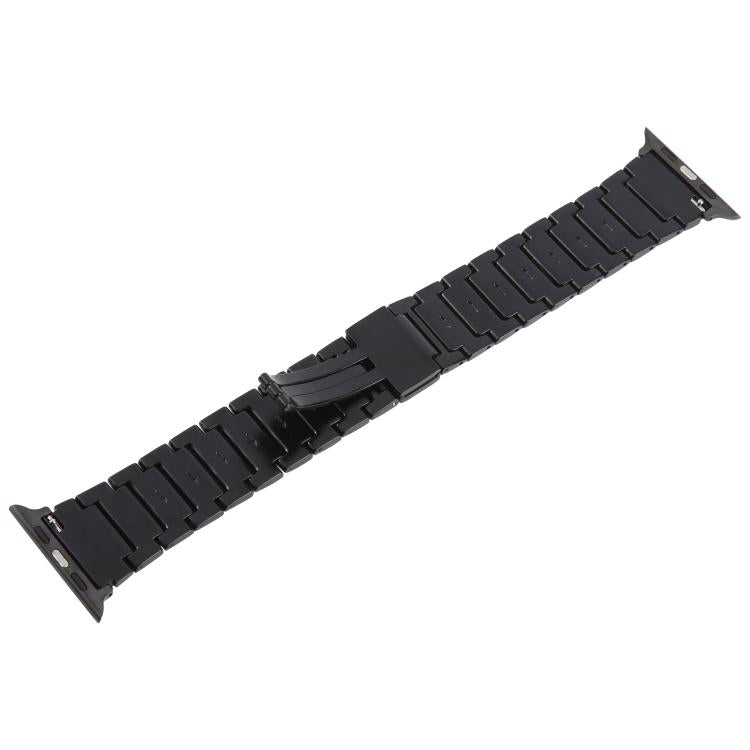 I-Shaped Folding Magnetic Buckle Metal Watch Band, For Apple Watch 46mm / 49mm / 45mm / 44mm, For Apple Watch 42mm / 41mm / 40mm / 38mm