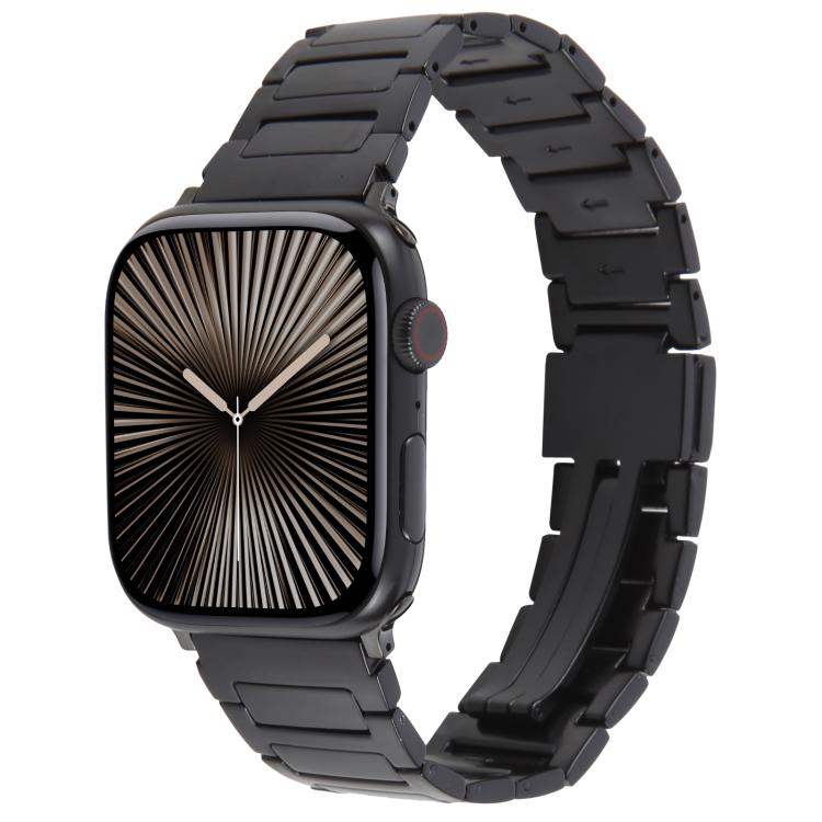 I-Shaped Folding Magnetic Buckle Metal Watch Band, For Apple Watch 46mm / 49mm / 45mm / 44mm, For Apple Watch 42mm / 41mm / 40mm / 38mm