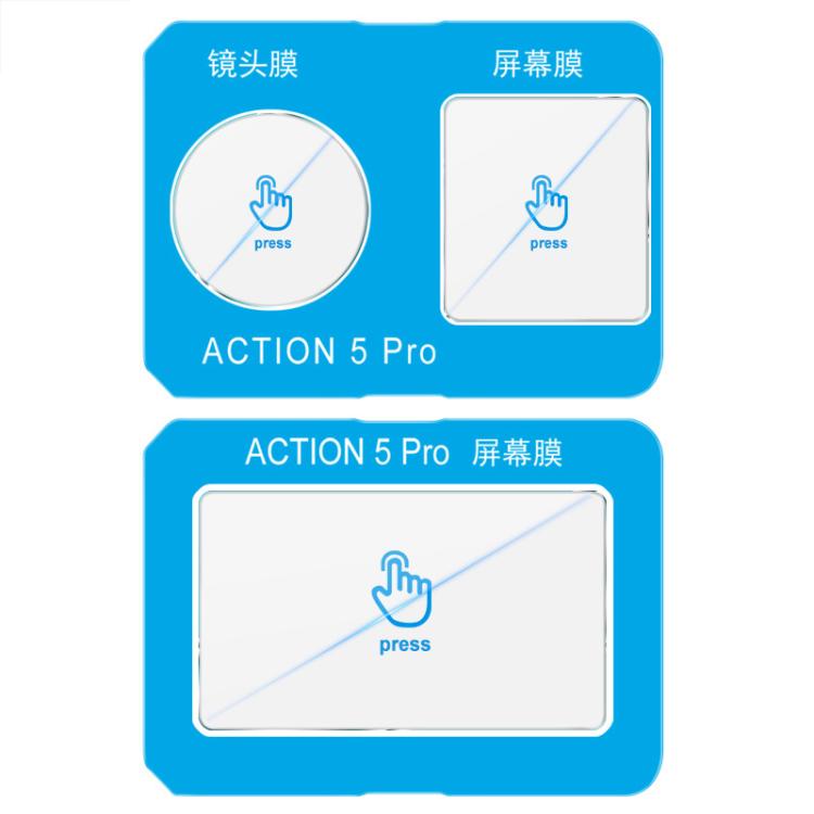 imak Tempered Glass Film with Camera Lens Film, Self-positioning Version, For DJI Osmo Action 5 Pro, For DJI Osmo Pocket 3, For DJI Osmo Action 4