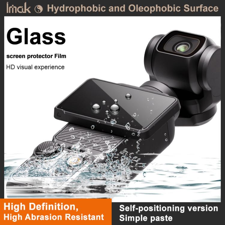 imak Tempered Glass Film with Camera Lens Film, Self-positioning Version, For DJI Osmo Action 5 Pro, For DJI Osmo Pocket 3, For DJI Osmo Action 4