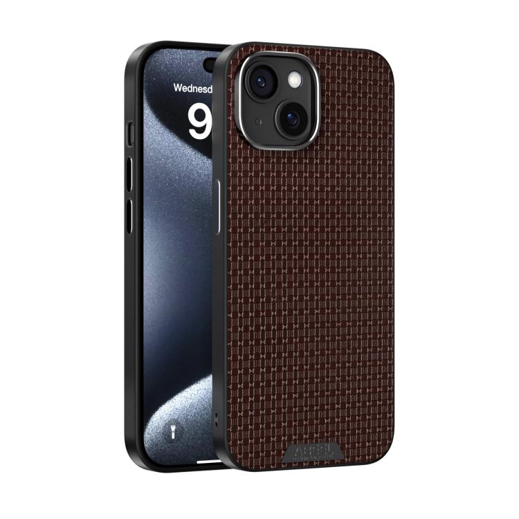 ABEEL Ruyi Pattern 6D Micro Relief MagSafe Leather Phone Case, For iPhone 16 Pro, For iPhone 16 Plus, For iPhone 16, For iPhone 15 Pro Max, For iPhone 15 Pro, For iPhone 15 Plus