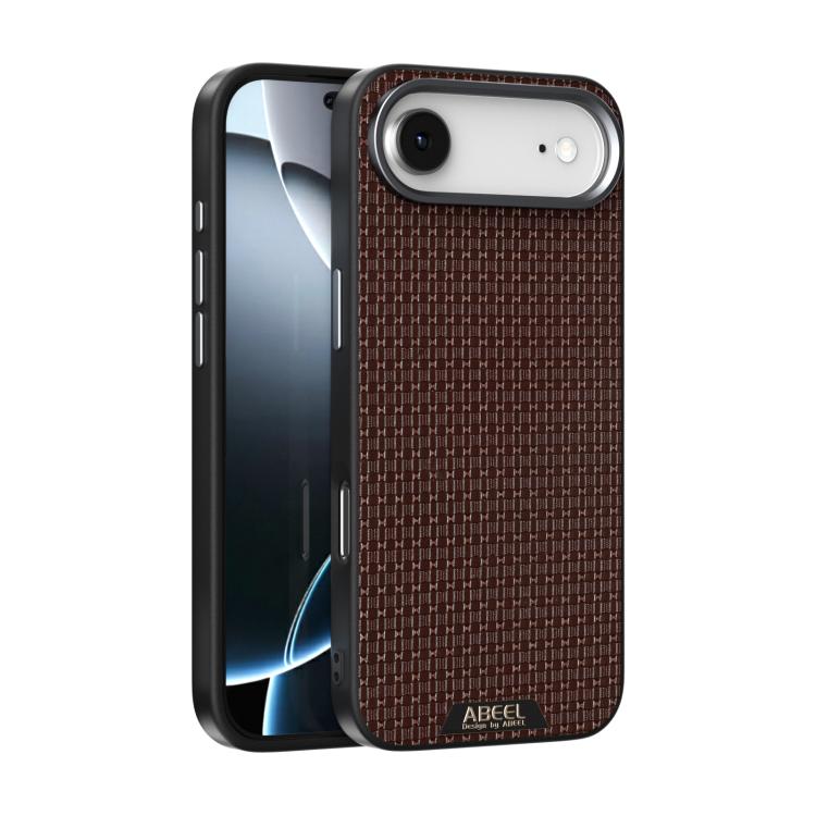 ABEEL Ruyi Pattern 6D Micro Relief MagSafe Leather Phone Case, For iPhone 17 Pro Max, For iPhone 17 Pro, For iPhone 17, For iPhone 17 Air, For iPhone 16e, For iPhone 16 Pro Max