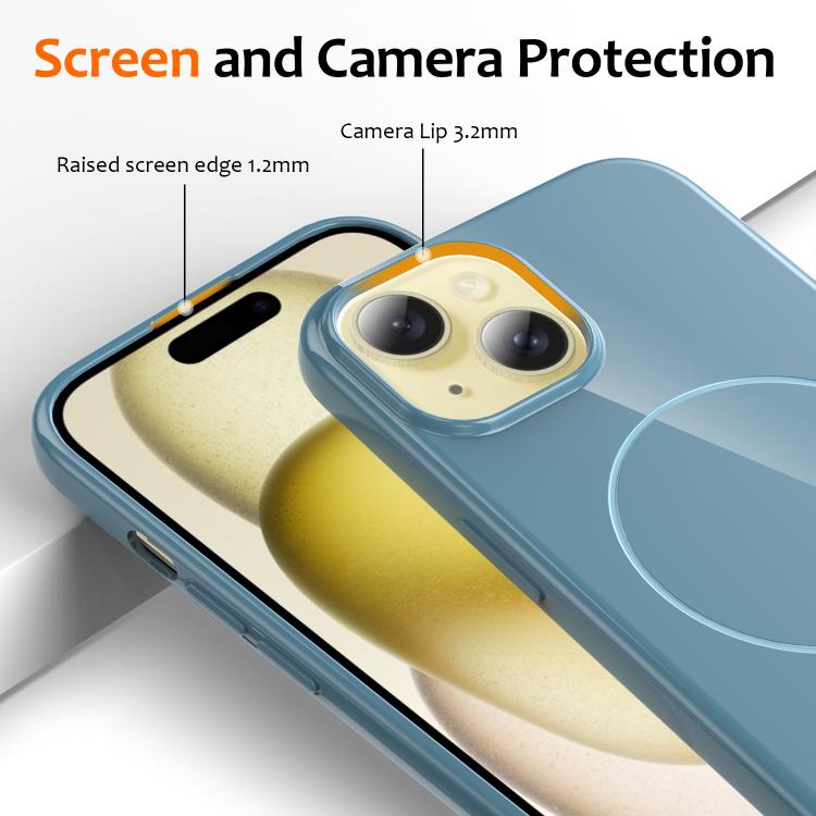 Glossy TPU Shockproof MagSafe Phone Case with Lanyard, For iPhone 16, For iPhone 15 Pro Max, For iPhone 15 Pro, For iPhone 15 Plus