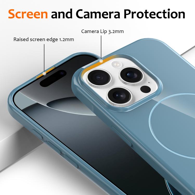 Glossy TPU Shockproof MagSafe Phone Case with Lanyard, For iPhone 15, For iPhone 14 Plus, For iPhone 14, For iPhone 14 Pro