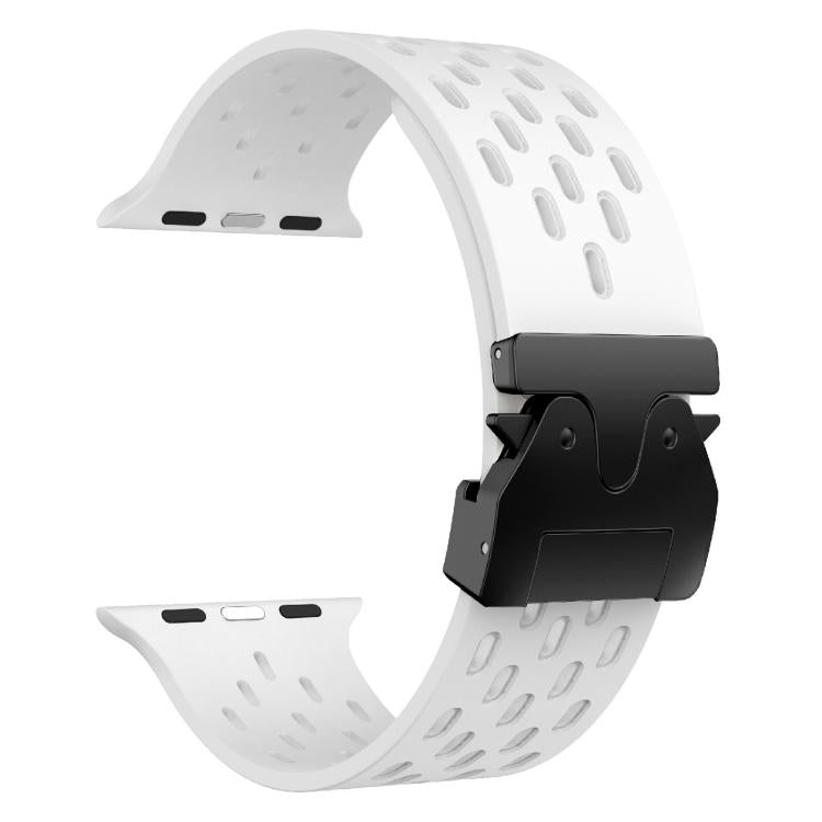 Kalebol Mesh Umbrella Buckle Silicone Watch Strap, For Apple Watch 46mm / 49mm / 45mm / 44mm, For Apple Watch 42mm / 41mm / 40mm / 38mm