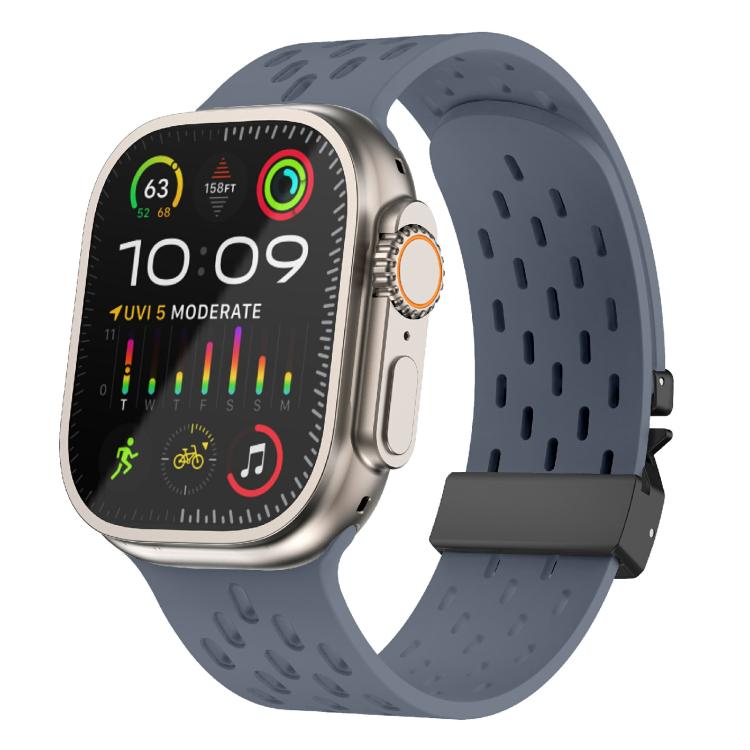 Kalebol Mesh Umbrella Buckle Silicone Watch Strap, For Apple Watch 46mm / 49mm / 45mm / 44mm, For Apple Watch 42mm / 41mm / 40mm / 38mm