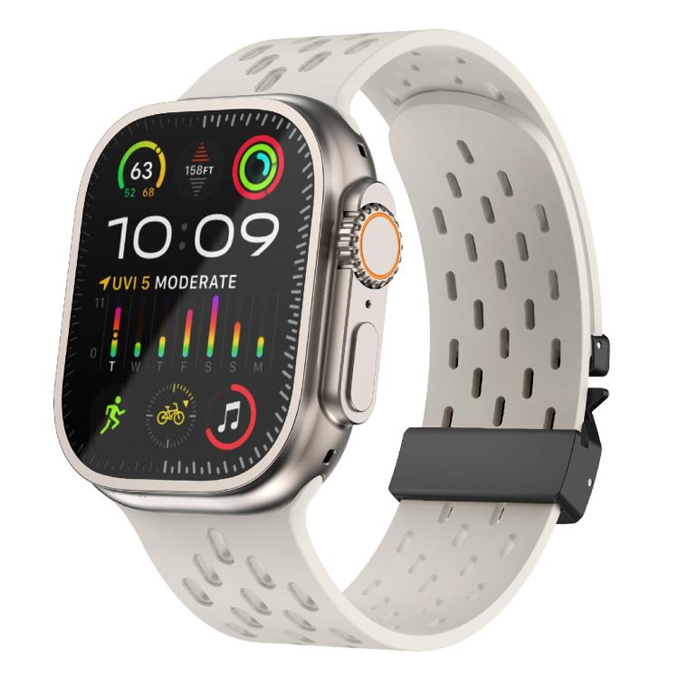 Kalebol Mesh Umbrella Buckle Silicone Watch Strap, For Apple Watch 46mm / 49mm / 45mm / 44mm, For Apple Watch 42mm / 41mm / 40mm / 38mm