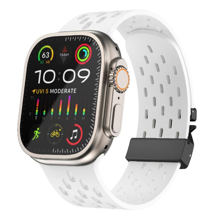 Kalebol Mesh Umbrella Buckle Silicone Watch Strap, For Apple Watch 46mm / 49mm / 45mm / 44mm, For Apple Watch 42mm / 41mm / 40mm / 38mm