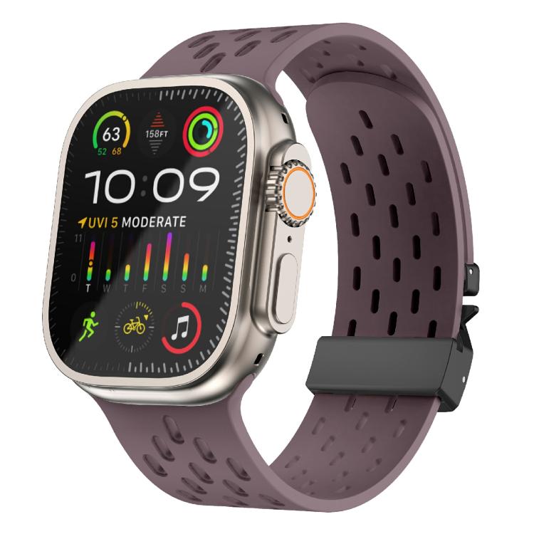 Kalebol Mesh Umbrella Buckle Silicone Watch Strap, For Apple Watch 46mm / 49mm / 45mm / 44mm, For Apple Watch 42mm / 41mm / 40mm / 38mm
