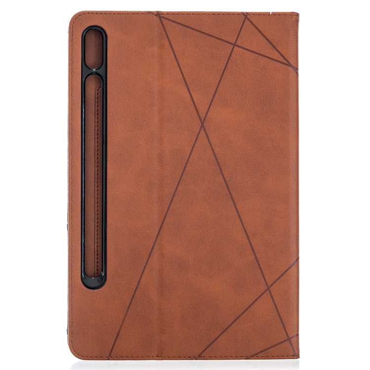 Rhombus Texture Horizontal Flip Magnetic Leather Case with Holder & Card Slots, For Samsung Galaxy Tab S8 / Galaxy Tab S7 T870, For Amazon Kindle Fire HD8 (2020)