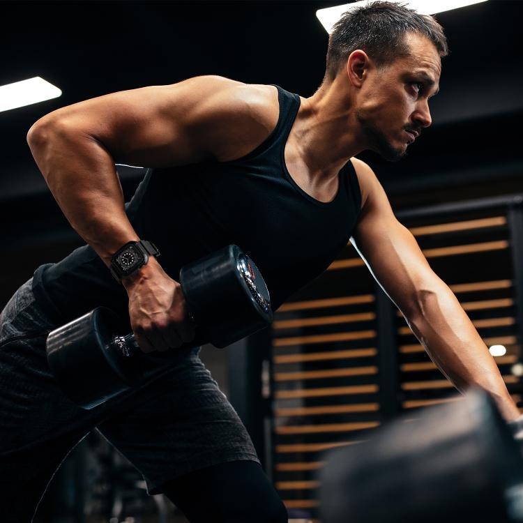 VIETAO Carbon Fiber Silicone Strap, For Apple Watch Ultra 2 / 1 49mm