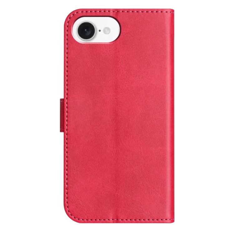 Dual-Folded S-shape Leather Phone Case, For iPhone 16e, For iPhone 16 Pro Max, For iPhone 16 Pro, For iPhone 16 Plus