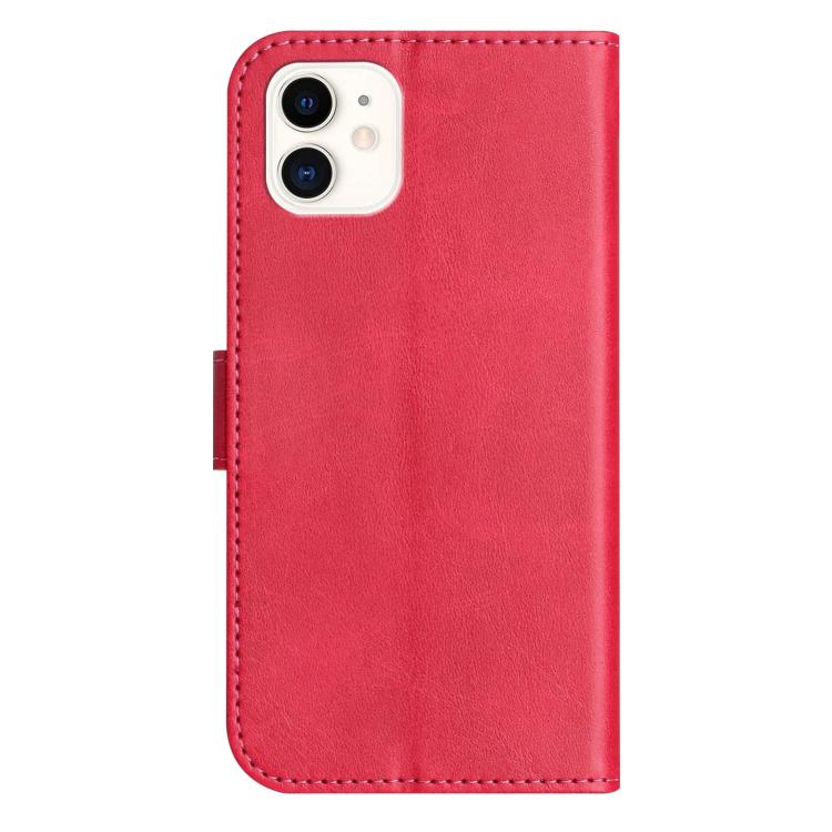 Dual-Folded S-shape Leather Phone Case, For iPhone 12 mini, For iPhone 11 Pro Max, For iPhone 11, For iPhone 11 Pro