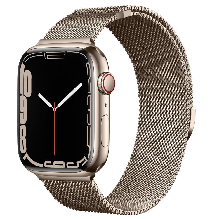 Kalebol Semi-circular Milanese Stainless Steel Strap, For Apple Watch 46mm / 49mm / 45mm / 44mm, For Apple Watch 42mm / 41mm / 40mm / 38mm
