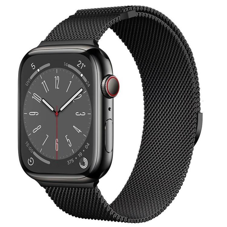 Kalebol Semi-circular Milanese Stainless Steel Strap, For Apple Watch 46mm / 49mm / 45mm / 44mm, For Apple Watch 42mm / 41mm / 40mm / 38mm