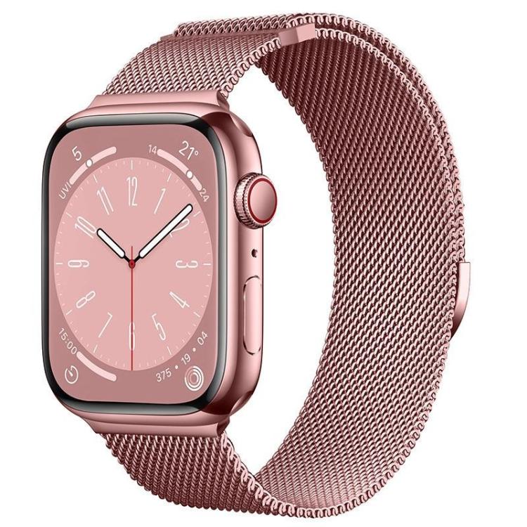 Kalebol Semi-circular Milanese Stainless Steel Strap, For Apple Watch 46mm / 49mm / 45mm / 44mm, For Apple Watch 42mm / 41mm / 40mm / 38mm
