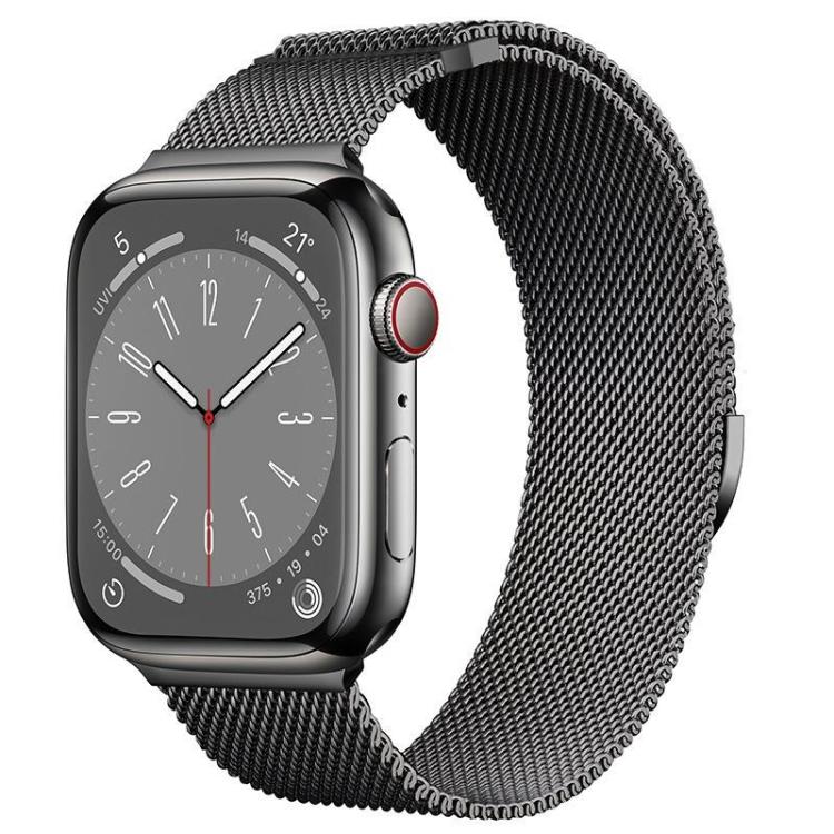 Kalebol Semi-circular Milanese Stainless Steel Strap, For Apple Watch 46mm / 49mm / 45mm / 44mm, For Apple Watch 42mm / 41mm / 40mm / 38mm