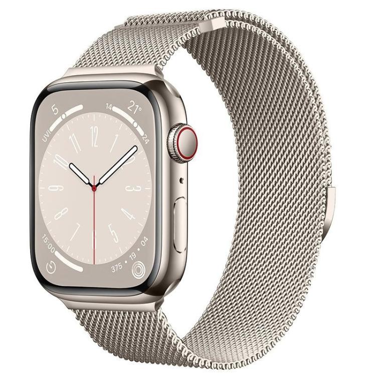 Kalebol Semi-circular Milanese Stainless Steel Strap, For Apple Watch 46mm / 49mm / 45mm / 44mm, For Apple Watch 42mm / 41mm / 40mm / 38mm