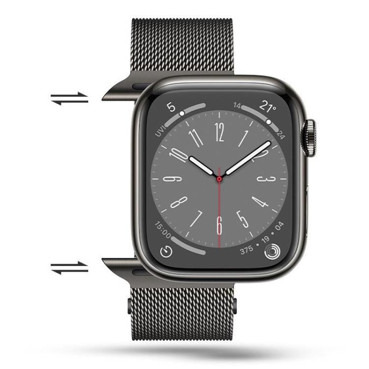 Kalebol Semi-circular Milanese Stainless Steel Strap, For Apple Watch 46mm / 49mm / 45mm / 44mm, For Apple Watch 42mm / 41mm / 40mm / 38mm