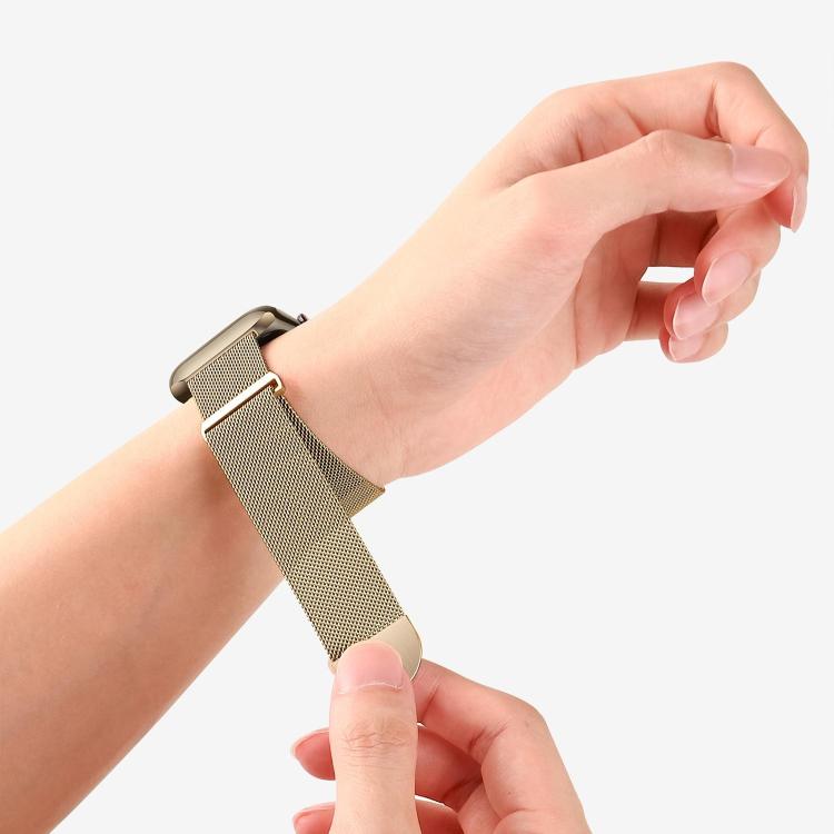 Kalebol Semi-circular Milanese Stainless Steel Strap, For Apple Watch 46mm / 49mm / 45mm / 44mm, For Apple Watch 42mm / 41mm / 40mm / 38mm