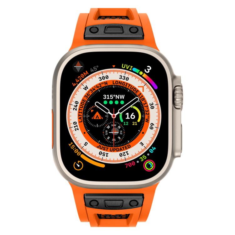Kalebol Honeycomb TPU Black Mesh Strap, For Apple Watch 46mm / 49mm / 45mm / 44mm, For Apple Watch 42mm / 41mm / 40mm / 38mm