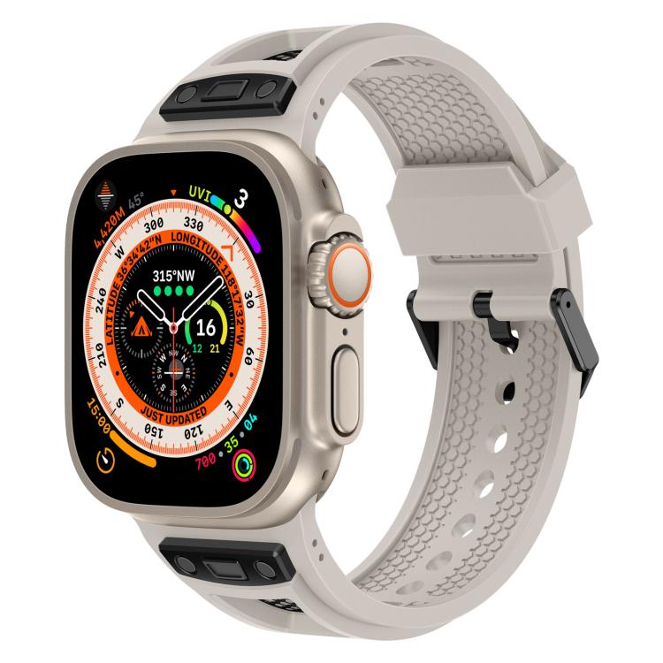 Kalebol Honeycomb TPU Black Mesh Strap, For Apple Watch 46mm / 49mm / 45mm / 44mm, For Apple Watch 42mm / 41mm / 40mm / 38mm