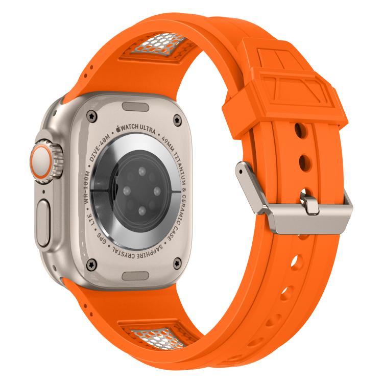 Kalebol Honeycomb TPU Titanium Mesh Strap, For Apple Watch 46mm / 49mm / 45mm / 44mm, For Apple Watch 42mm / 41mm / 40mm / 38mm