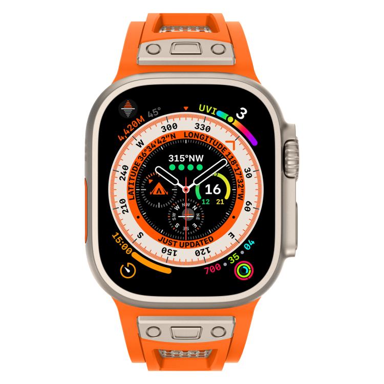 Kalebol Honeycomb TPU Titanium Mesh Strap, For Apple Watch 46mm / 49mm / 45mm / 44mm, For Apple Watch 42mm / 41mm / 40mm / 38mm