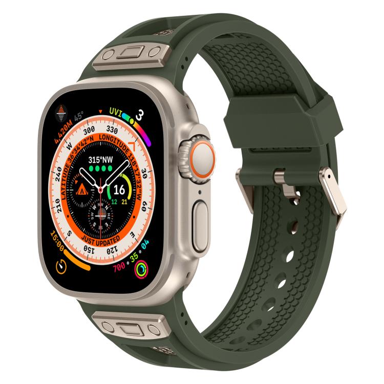 Kalebol Honeycomb TPU Titanium Mesh Strap, For Apple Watch 46mm / 49mm / 45mm / 44mm, For Apple Watch 42mm / 41mm / 40mm / 38mm