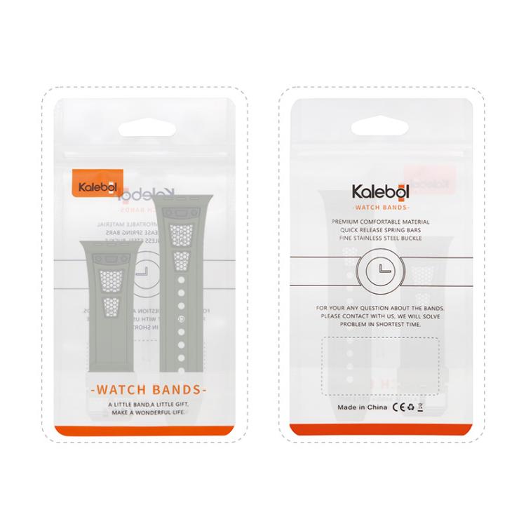 Kalebol Honeycomb TPU Titanium Mesh Strap, For Apple Watch 46mm / 49mm / 45mm / 44mm, For Apple Watch 42mm / 41mm / 40mm / 38mm