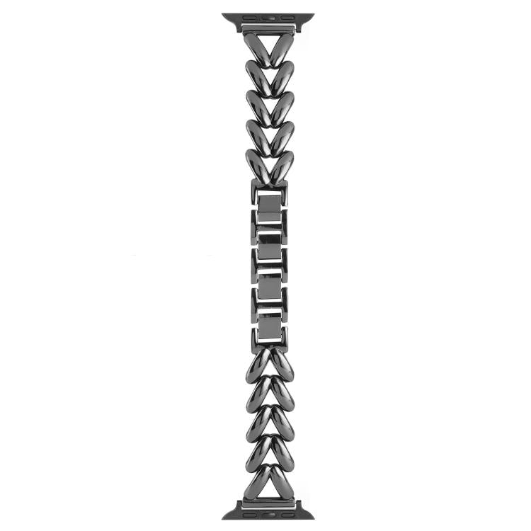 Kalebol V-shaped Zinc Alloy Strap, For Apple Watch 46mm / 49mm / 45mm / 44mm, For Apple Watch 42mm / 41mm / 40mm / 38mm