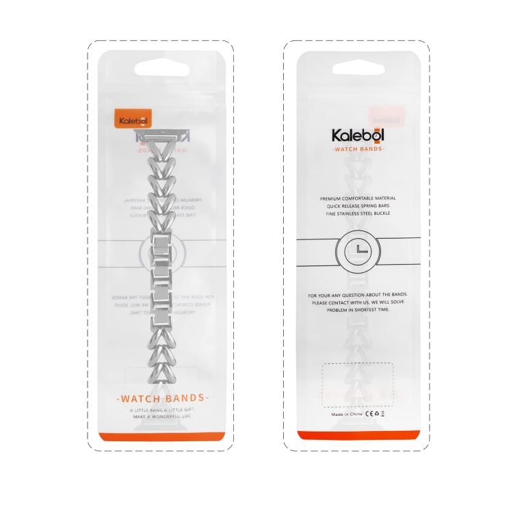 Kalebol V-shaped Zinc Alloy Strap, For Apple Watch 46mm / 49mm / 45mm / 44mm, For Apple Watch 42mm / 41mm / 40mm / 38mm