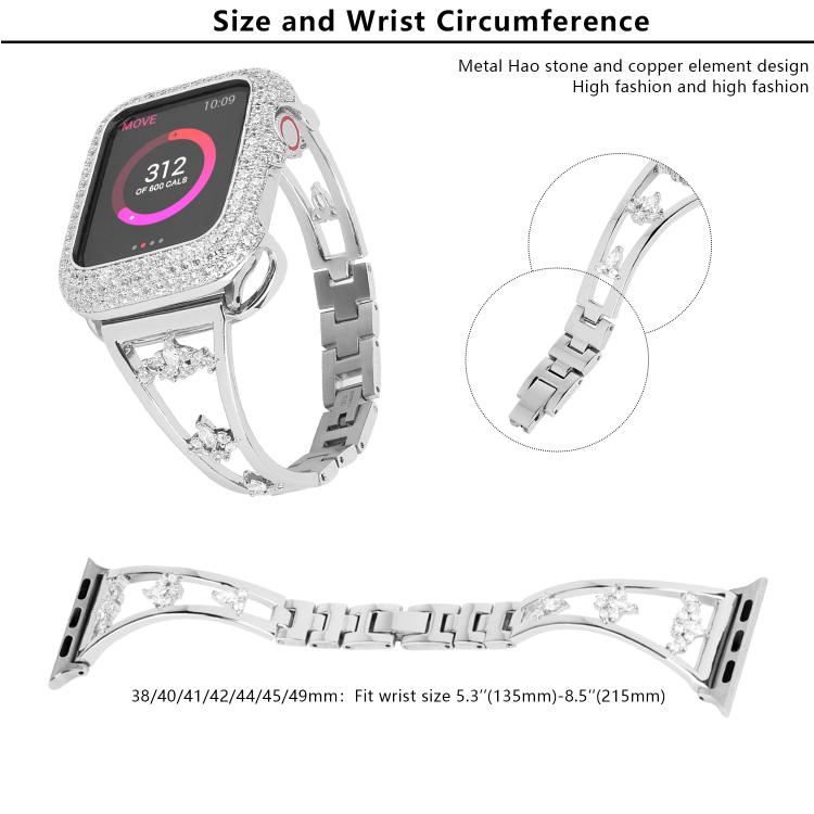 Kalebol Zirconia Watch Strap, For Apple Watch 46mm / 49mm / 45mm / 44mm, For Apple Watch 42mm / 41mm / 40mm / 38mm