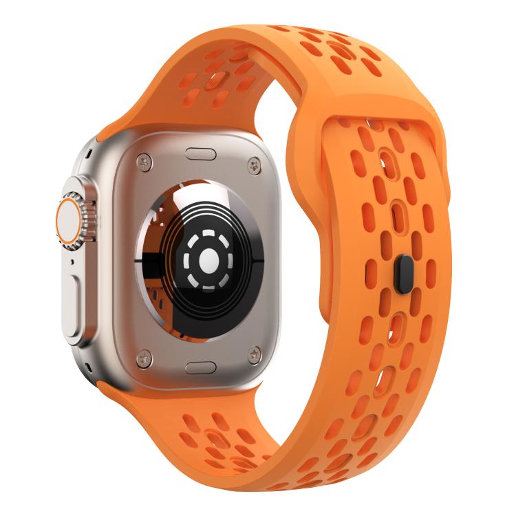 Kalebol Mesh Reverse Buckle Silicone Strap, For Apple Watch 46mm / 49mm / 45mm / 44mm, For Apple Watch 42mm / 41mm / 40mm / 38mm