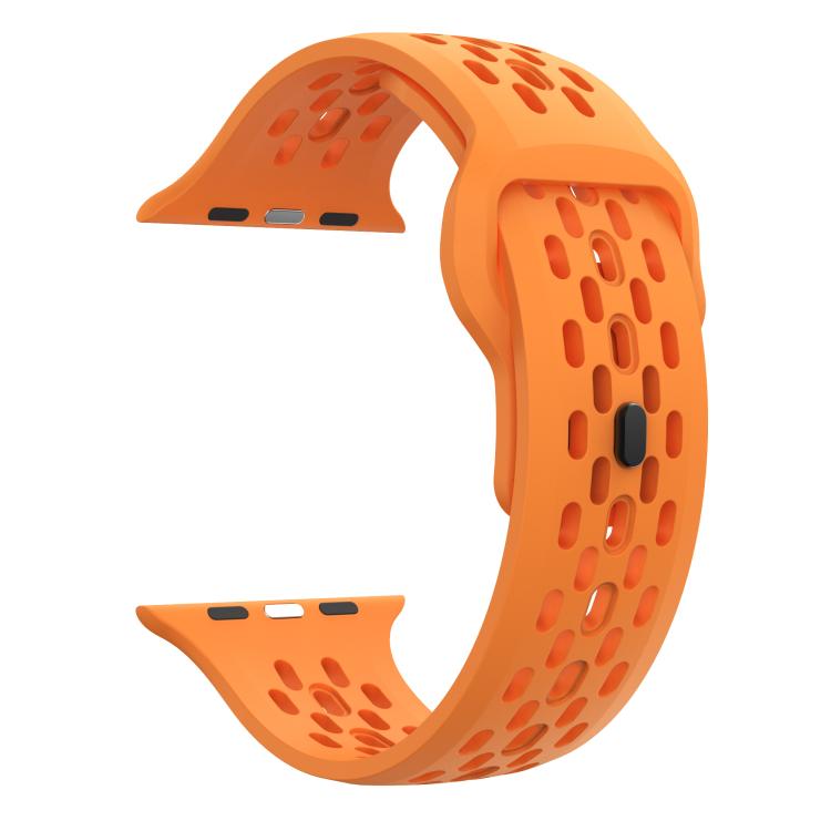 Kalebol Mesh Reverse Buckle Silicone Strap, For Apple Watch 46mm / 49mm / 45mm / 44mm, For Apple Watch 42mm / 41mm / 40mm / 38mm