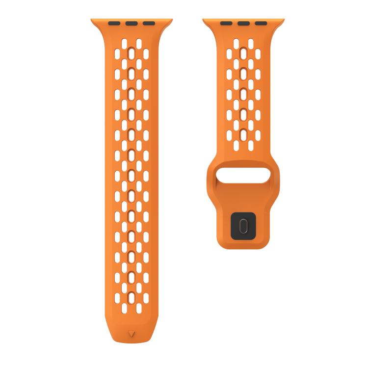 Kalebol Mesh Reverse Buckle Silicone Strap, For Apple Watch 46mm / 49mm / 45mm / 44mm, For Apple Watch 42mm / 41mm / 40mm / 38mm