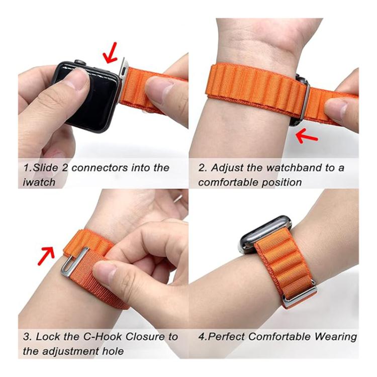 Kalebol Aline Nylon Loop Watch Band, For Apple Watch 42mm / 41mm / 40mm / 38mm