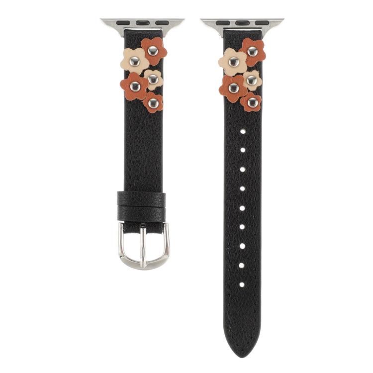Kalebol Studded Flower Leather Strap, For Apple Watch 46mm / 49mm / 45mm / 44mm, For Apple Watch 42mm / 41mm / 40mm / 38mm