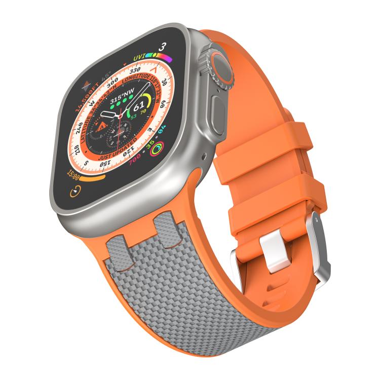 Kalebol Farmhouse Oak Silicone Strap, For Apple Watch 46mm / 49mm / 45mm / 44mm, For Apple Watch 42mm / 41mm / 40mm / 38mm