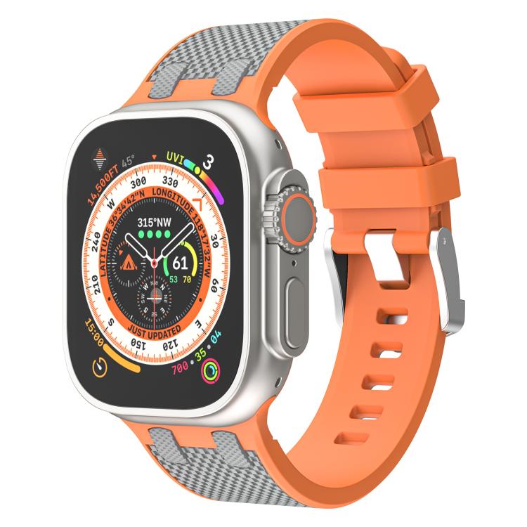 Kalebol Farmhouse Oak Silicone Strap, For Apple Watch 46mm / 49mm / 45mm / 44mm, For Apple Watch 42mm / 41mm / 40mm / 38mm