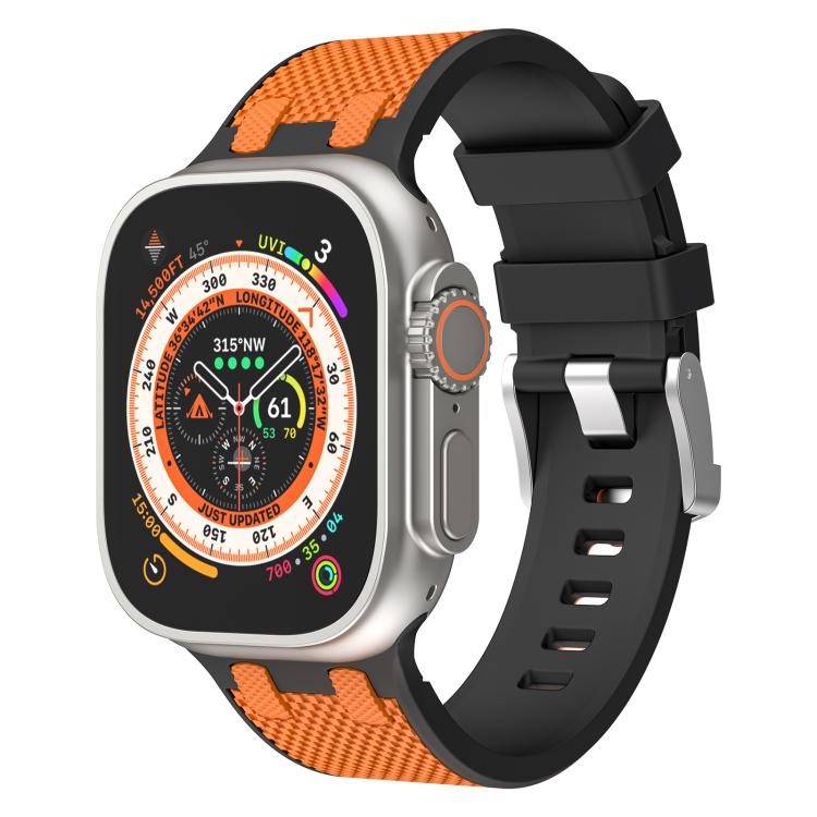 Kalebol Farmhouse Oak Silicone Strap, For Apple Watch 46mm / 49mm / 45mm / 44mm, For Apple Watch 42mm / 41mm / 40mm / 38mm