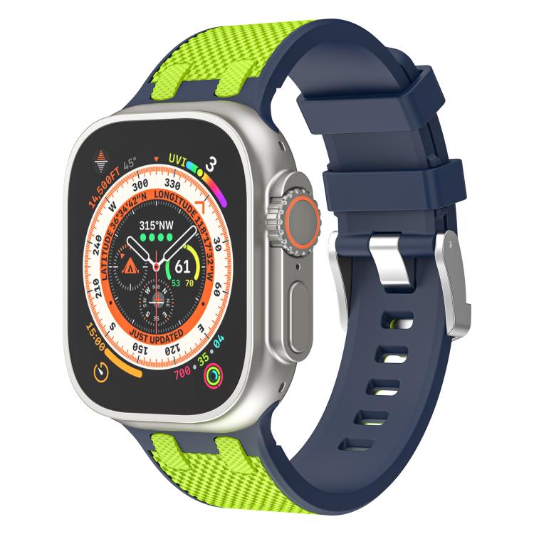 Kalebol Farmhouse Oak Silicone Strap, For Apple Watch 46mm / 49mm / 45mm / 44mm, For Apple Watch 42mm / 41mm / 40mm / 38mm