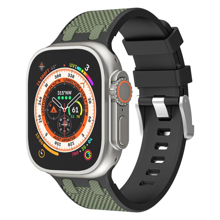 Kalebol Farmhouse Oak Silicone Strap, For Apple Watch 46mm / 49mm / 45mm / 44mm, For Apple Watch 42mm / 41mm / 40mm / 38mm