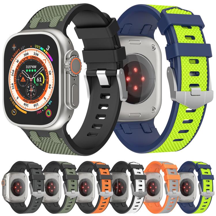 Kalebol Farmhouse Oak Silicone Strap, For Apple Watch 46mm / 49mm / 45mm / 44mm, For Apple Watch 42mm / 41mm / 40mm / 38mm