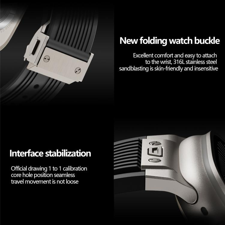 Kalebol High Elasticity L-shaped Nail Silicone Strap, For Apple Watch 46mm / 49mm / 45mm / 44mm, For Apple Watch 42mm / 41mm / 40mm / 38mm