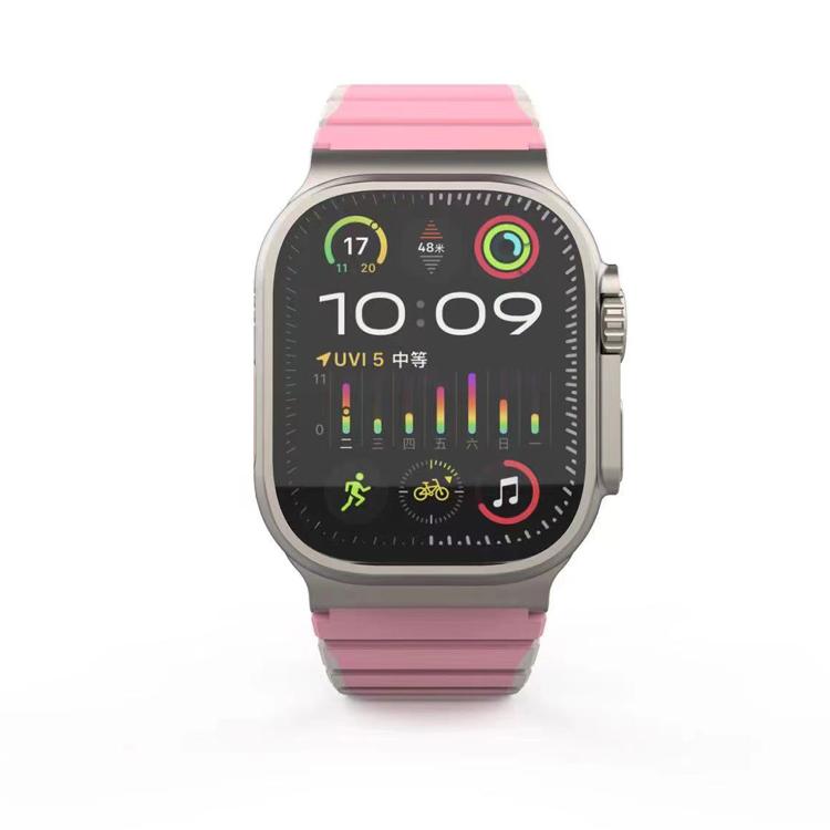 Kalebol Magnetic Silicone Strap, For Apple Watch 46mm / 49mm / 45mm / 44mm, For Apple Watch 42mm / 41mm / 40mm / 38mm